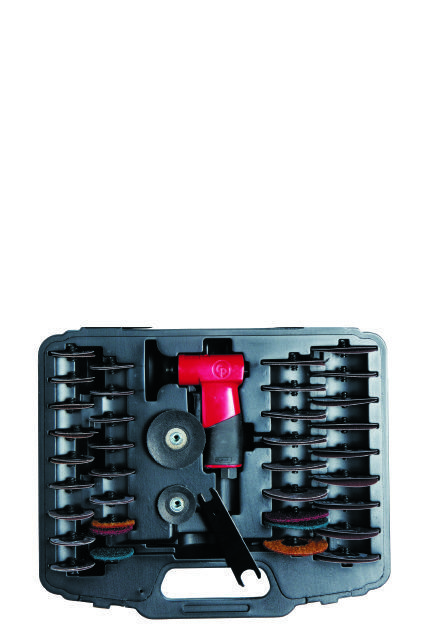 CP 7202D Chicago Pneumatic mini pistol Roloc sander kit